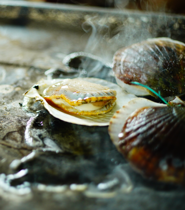 青森の地元食材（ホタテ・かぶ）を楽しむグランピングバーベキュー